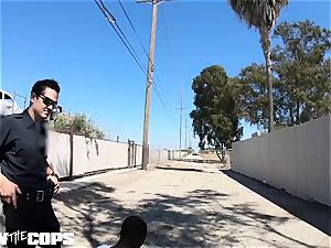 pound the Cops - milky woman cop humped by trio BBCs