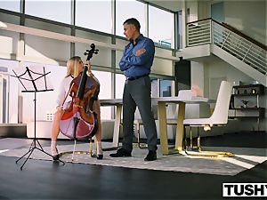 TUSHY Spoiled nubile is disciplined And Gaped By Music teacher